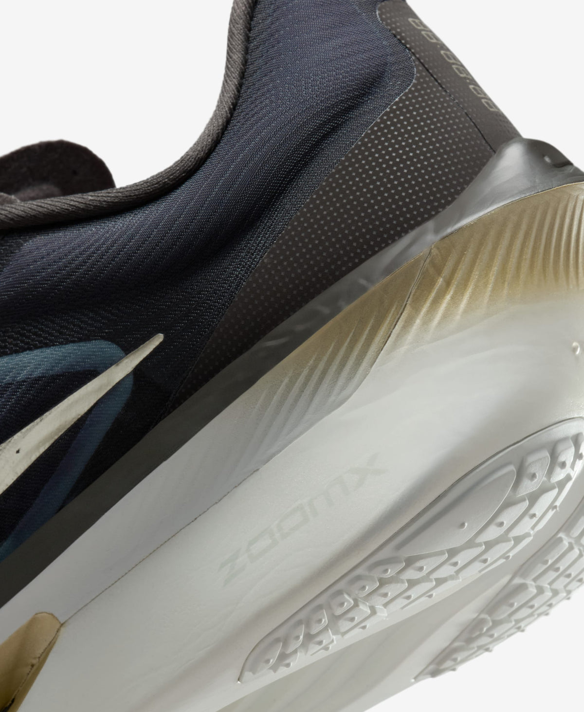 Nike Zoom Fly 6, "Ash/Metallic Gold Grain/Summit White"