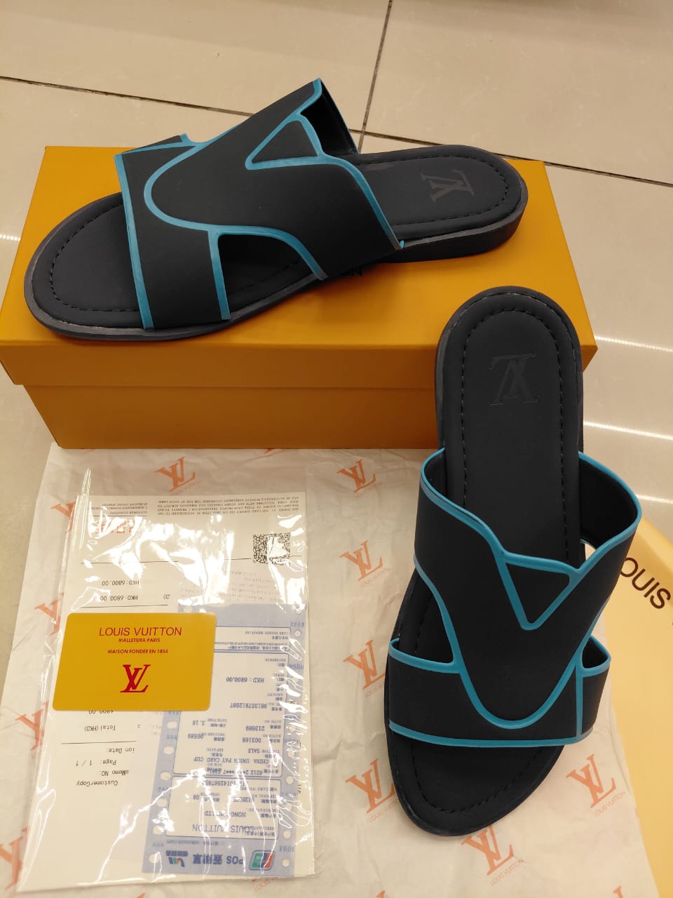 Louis Vuitton Oasis Mule, "Blue"