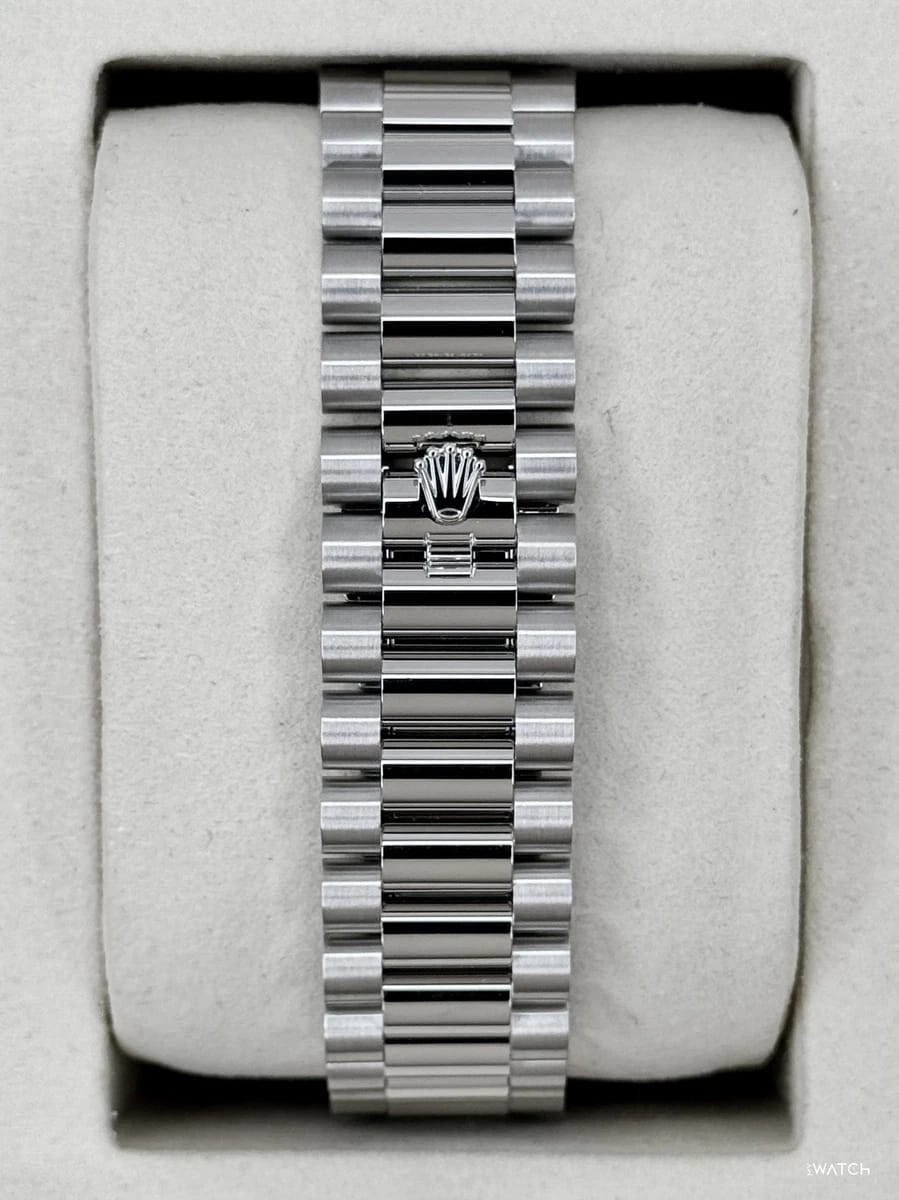 Rolex Day-Date 40
"White Gold — Ice Blue Dial"