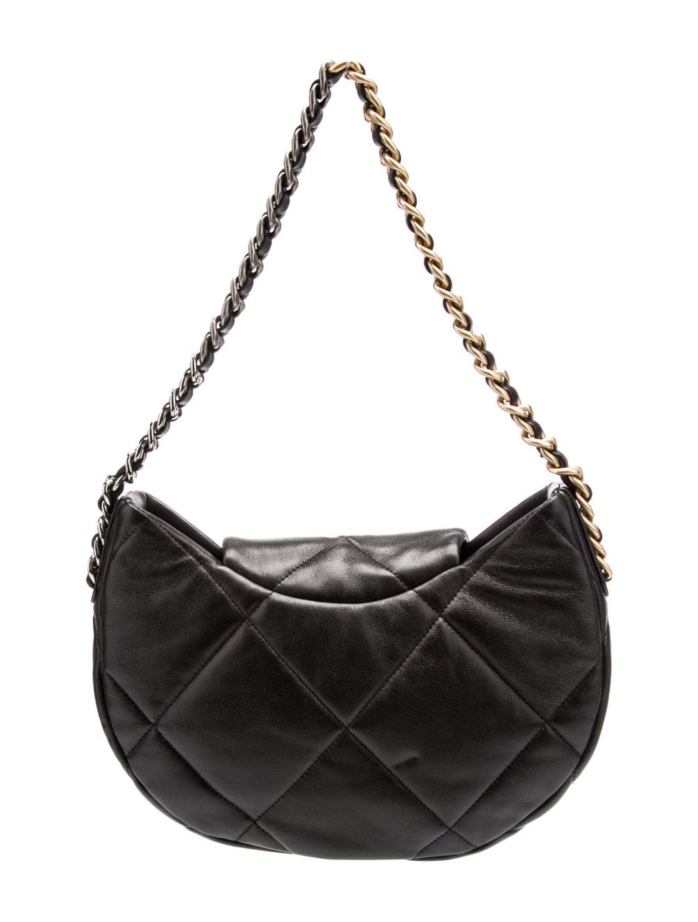Chanel 19 Quilted Leather Hobo Bag – Black with Mixed-Tone Hardware