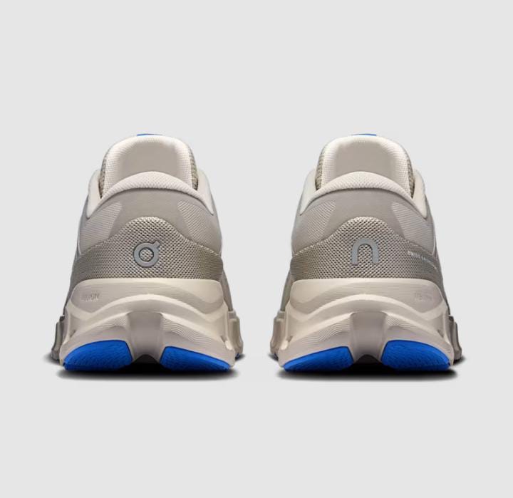 On Cloudx 4 – "Sand Gray & Cobalt Blue Running Shoes"