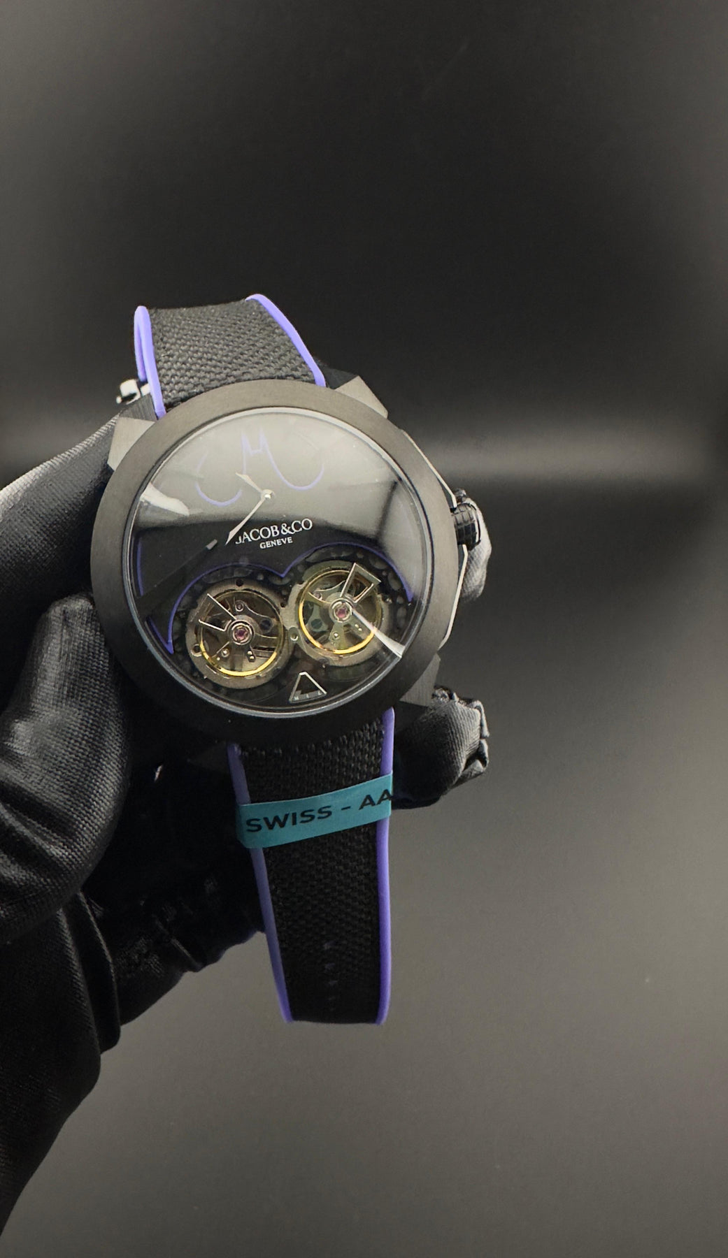 JACOB & CO Gotham City Black DLC Titanium Limited edition