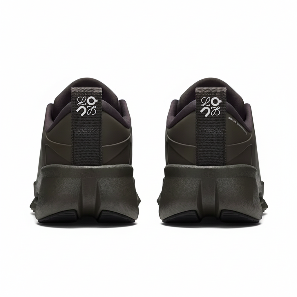 Loewe x On Running Cloud Solo Sneakers  "Black/Dark Olive Green"