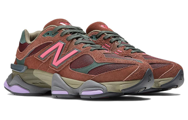 New Balance 9060  "Rich Oak/Burgundy"