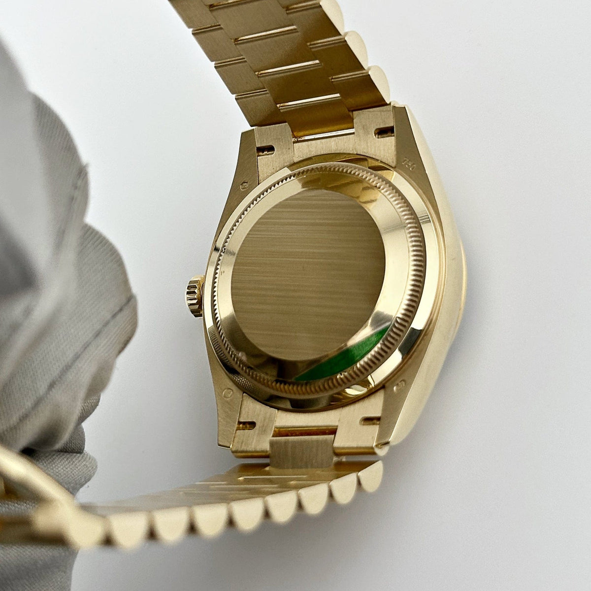 Rolex Day-Date 36mm Yellow Gold Green Ombré Diamond Dial