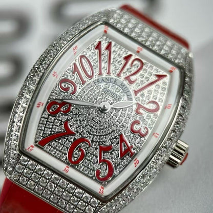 Franck Muller Lady Vanguard 💎 Alligator Strap,