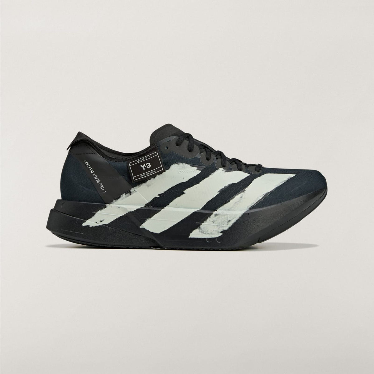 Adidas Y-3 Adizero Adios Pro 4 Black/Off White colorway
