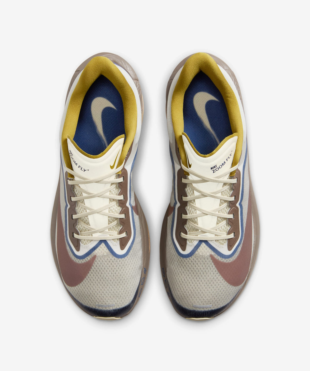 Nike Zoom Fly 6 Running Shoes "Light Bone/ Cave Stone Blue/ Void Burgundy Crush"