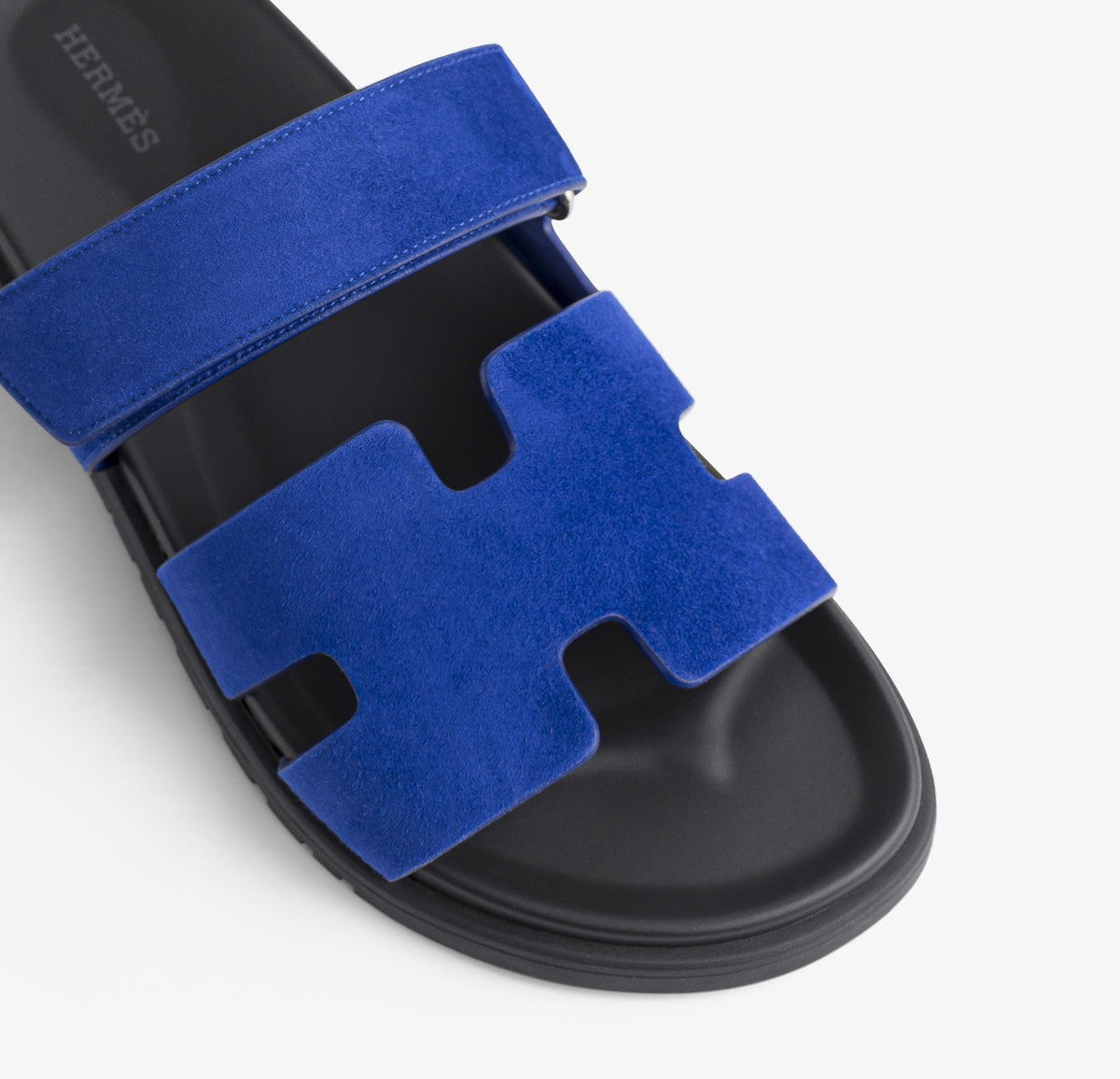 Hermès Chypre Sandals "Blue"
