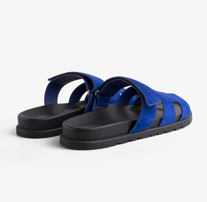 Hermès Chypre Sandals "Blue"