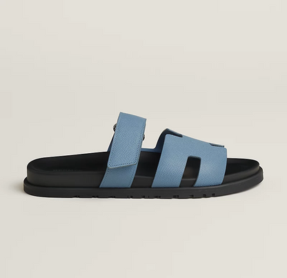 Hermès Chypre Sandals     "Sky Blue"