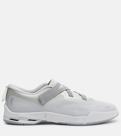 On Cloudnova Moon sneakers in the "Wolf/Alloy" Grey colorway
