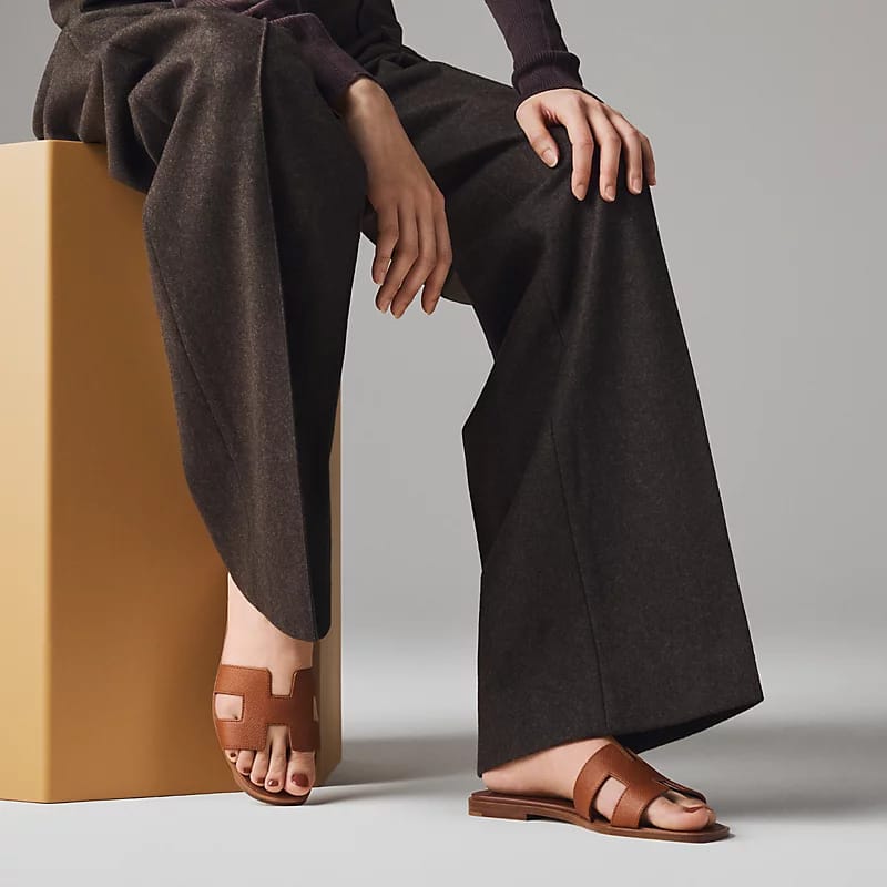 Hermès Oran Sandal "Brown"