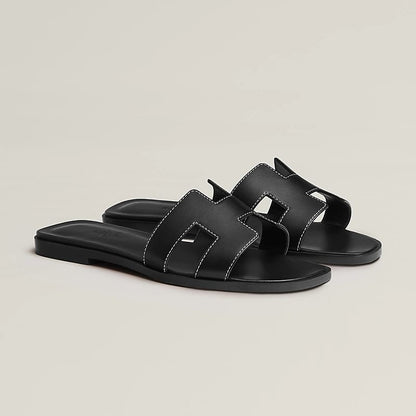Hermès Oran Sandal "Black"