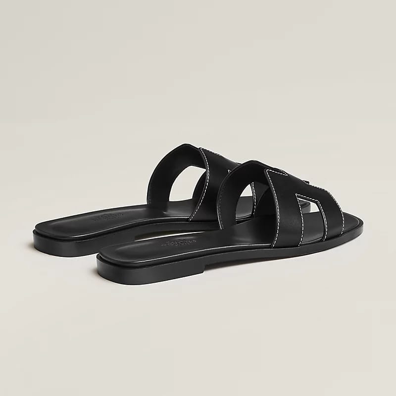 Hermès Oran Sandal "Black"