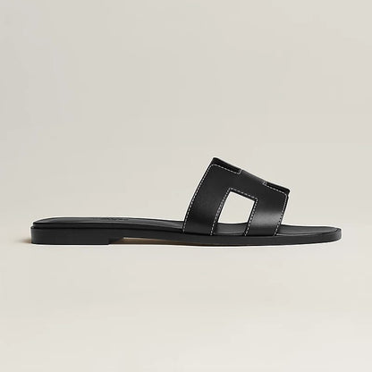 Hermès Oran Sandal "Black"