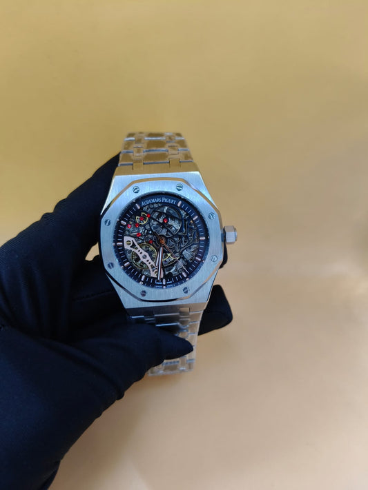 "AP Royal Oak Silver— Skeleton Dial"