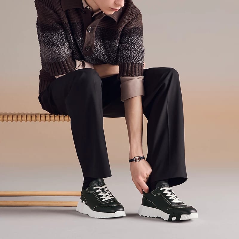 Hermès "Next" Sneaker — Black
