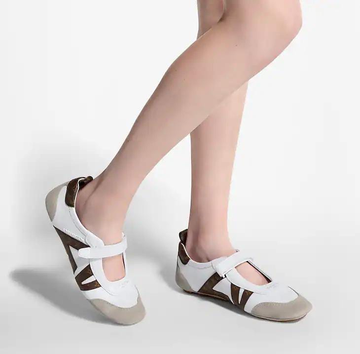 Louis Vuitton Runner Sneaker Mary Jane – White