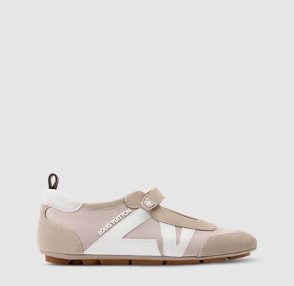 Louis Vuitton Runner Sneaker Mary Jane – Beige/White