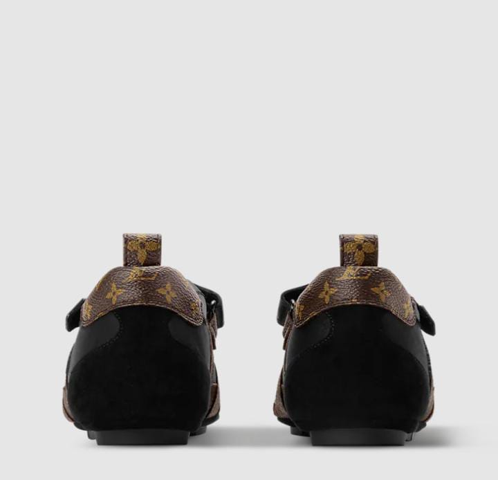 Louis Vuitton Runner Sneaker Mary Jane – Black/Brown Monogram