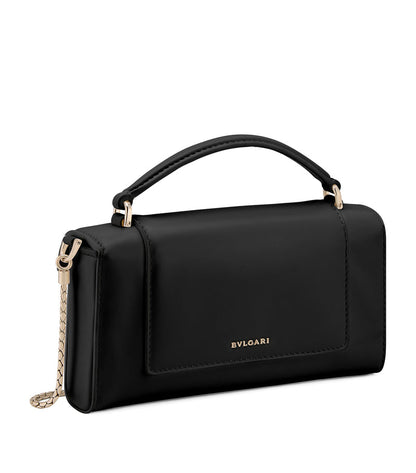 Bvlgari Serpenti Forever Top-Handle Bag — Black
