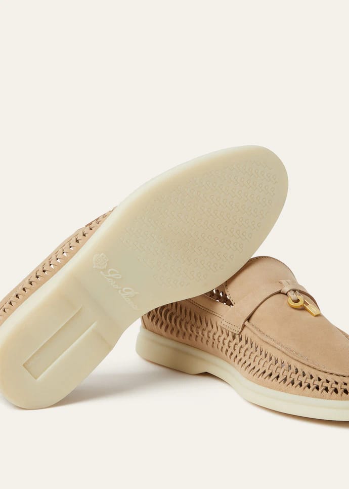 Loro Piana Summer Charms Walk Loafer "Beige"
