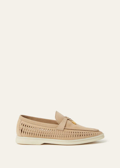 Loro Piana Summer Charms Walk Loafer "Beige"