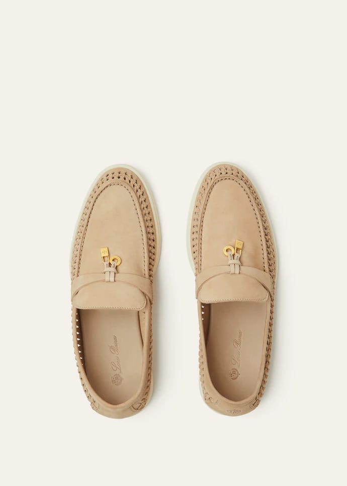 Loro Piana Summer Charms Walk Loafer "Beige"