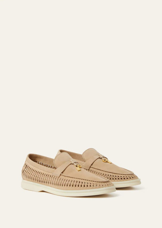 Loro Piana Summer Charms Walk Loafer "Beige"