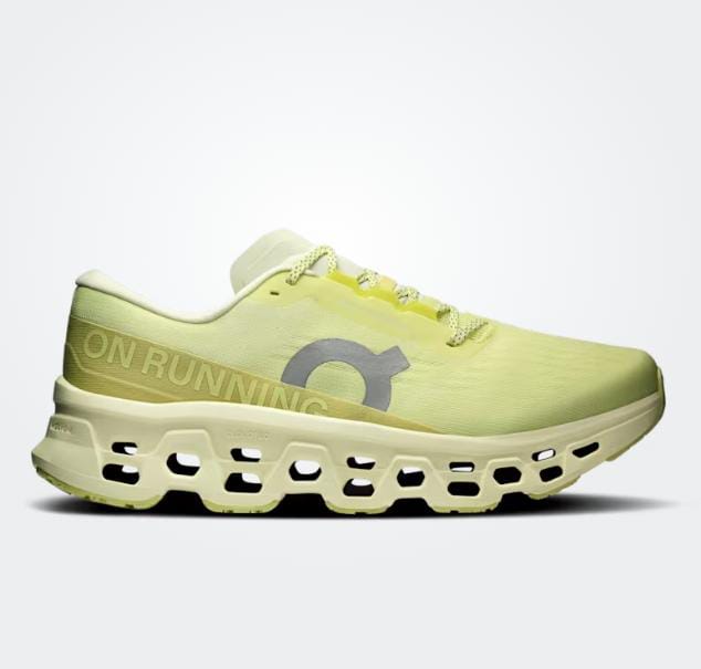 On Cloud Cushioned Running Sneakers "Lime Yellow"