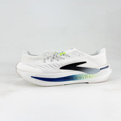 Brooks Glycerin Max Running Shoes 
"White/ Blue/Neon Green"