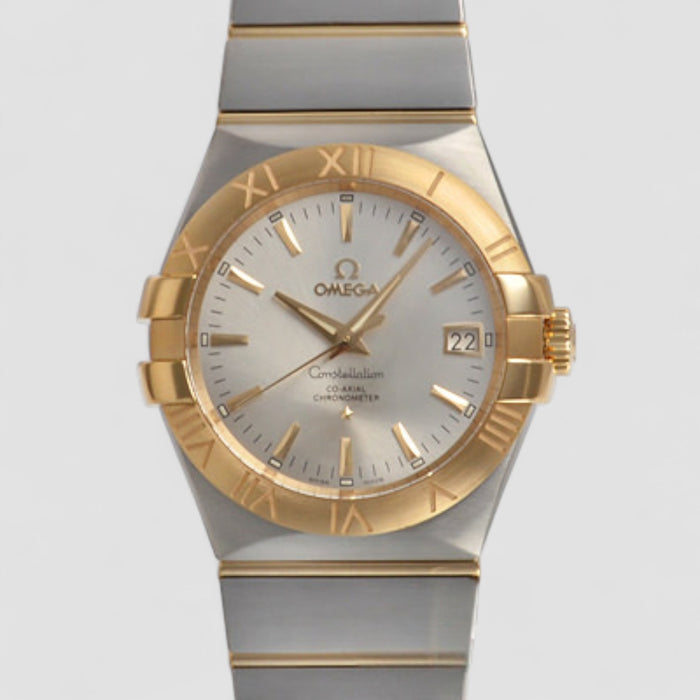 Omega Constellation Co-Axial Chronometer Watch "Silver/Rose Gold"
