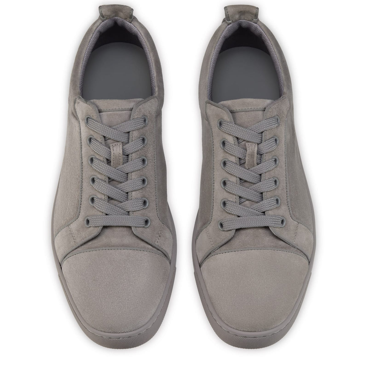 Christian Louboutin Low-Top Suede Sneakers – Grey, Men's