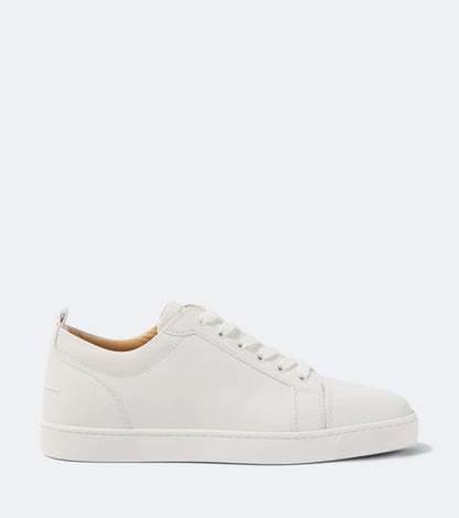 Christian Louboutin Low-Top Leather Sneakers – All White, Men's