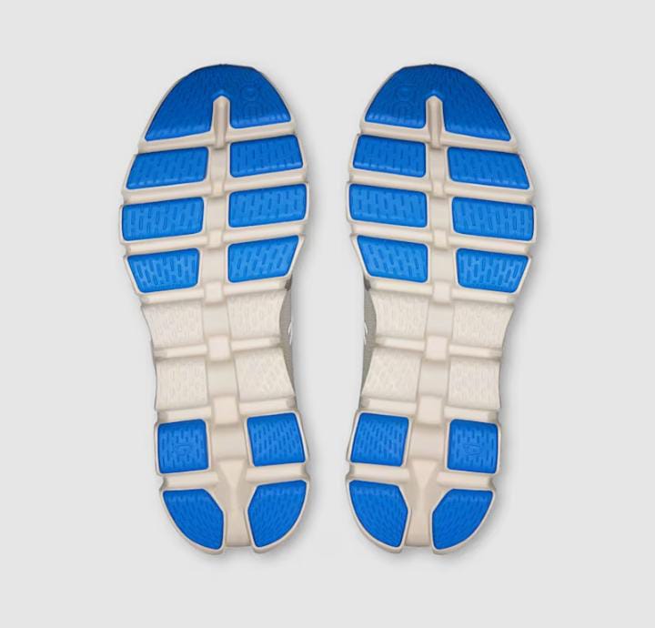 On Cloudx 4 – "Sand Gray & Cobalt Blue Running Shoes"