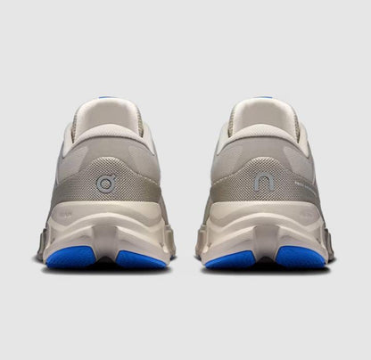 On Cloudx 4 – "Sand Gray & Cobalt Blue Running Shoes"