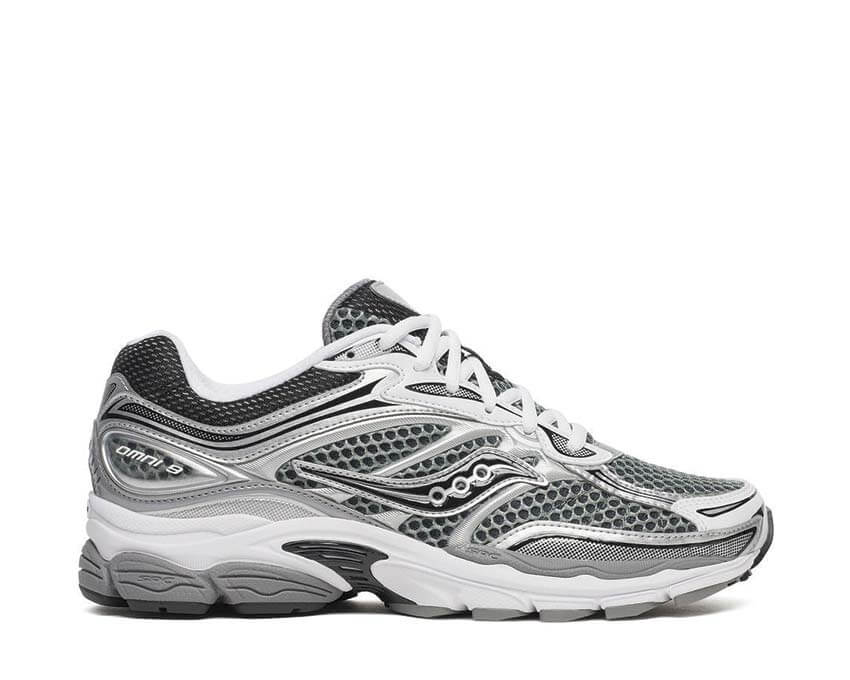 Saucony ProGrid Omni 9 
"Grey Silver & Black"
