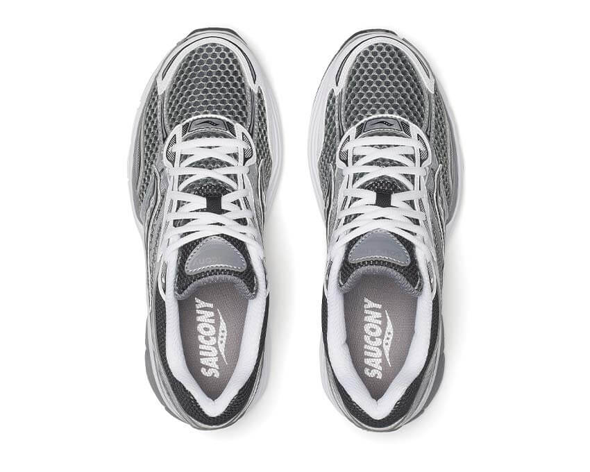 Saucony ProGrid Omni 9 
"Grey Silver & Black"