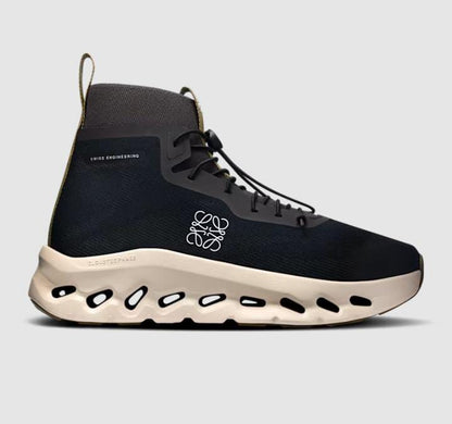 On Running Cloudtilt Loewe Black High-Top Sneakers "Black/Cream/Olive"