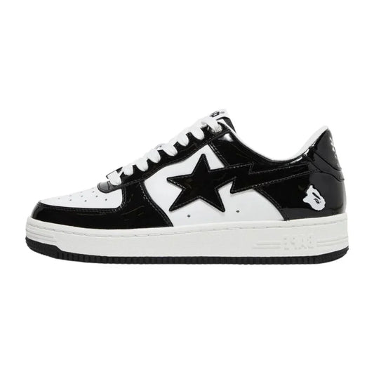 A Bathing Ape Bape Sta Low Black White