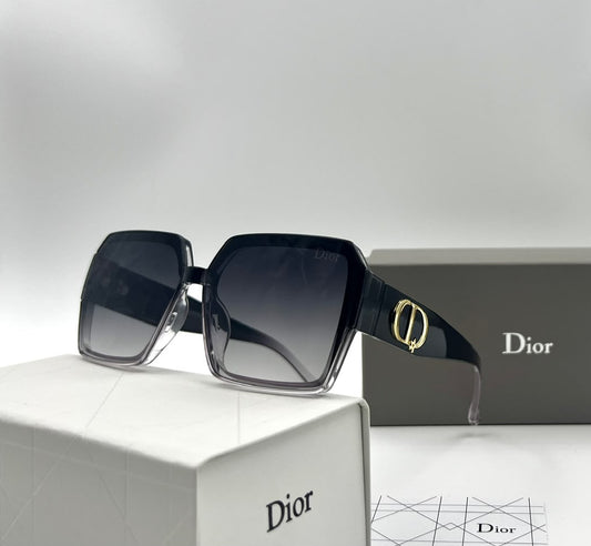 Christian Dior Square Gradient Sunglasses – Black