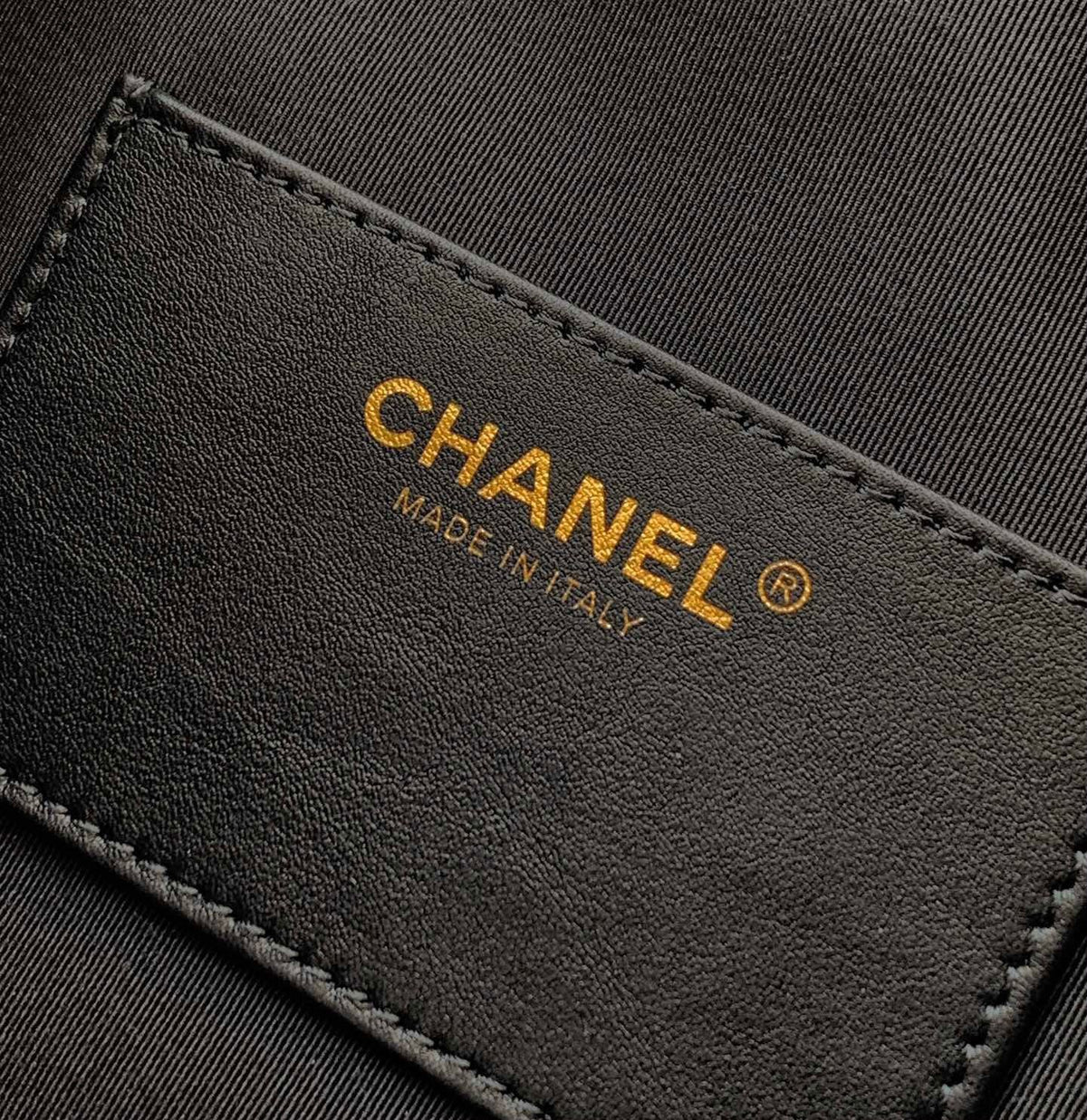 Channel Black Quilted Leather Hobo Bag with Chain Detail